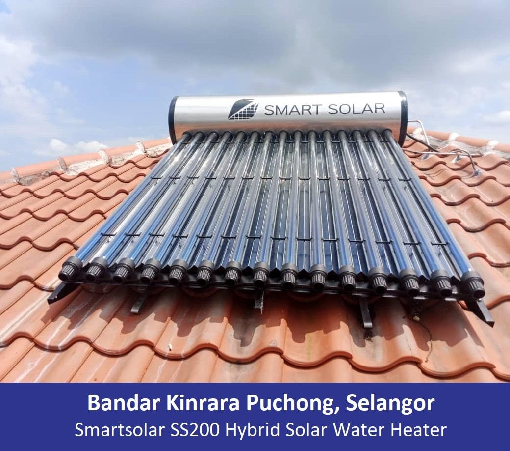 Smartsolar solar water heater install at Bandar Kinrara Puchong, selangor.-min