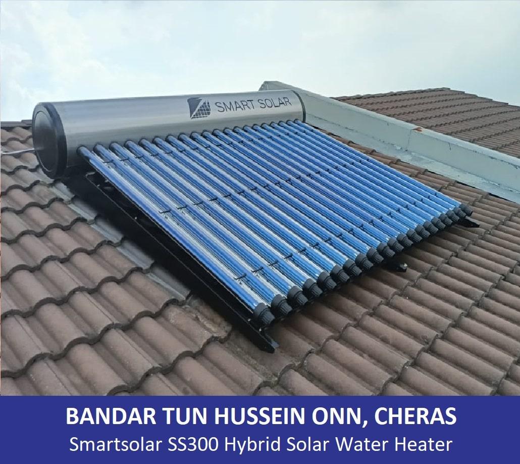 Solar Heater company, Smartsolar solar heater installation at bandar Tun Hussein Onn, Cheras-min