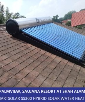 Smart solar best water heater installation at shah alam, palmview saujana resort (solarmate, aquasolar, summer, monier, solarplus, mysolar, solarwave)-min